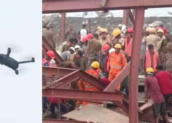 Taratala Building Collapse: Everything Seen Through Drones, Army, Police and Fire Brigade Fight Shoulder to Shoulder in Rescue Operations