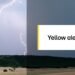 Yellow alert: Thunderstorms to sweep across the country on Thursday