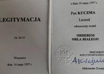 Kuchma refused the Order of the White Eagle after Poland’s decision on Zelensky