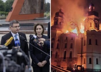 “The images cause pain”: Sandu and Grosso about the attack on the Kiev Pechersk Lavra