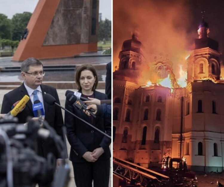 “The images cause pain”: Sandu and Grosso about the attack on the Kiev Pechersk Lavra