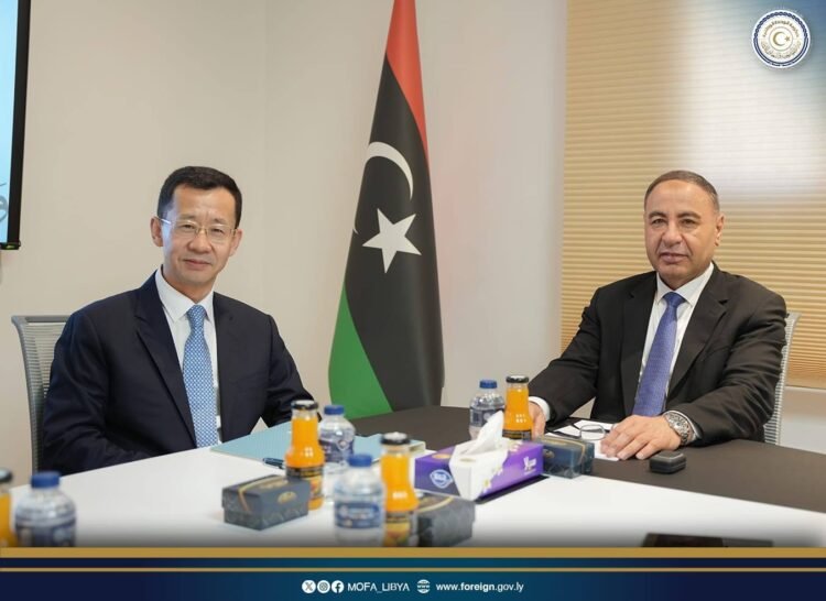Acting foreign minister, Chinese ambassador discuss strengthening Libya-China cooperation