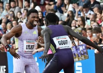 Golden sneaker 2026: Lyles and Gout fought for the sprinter of the year