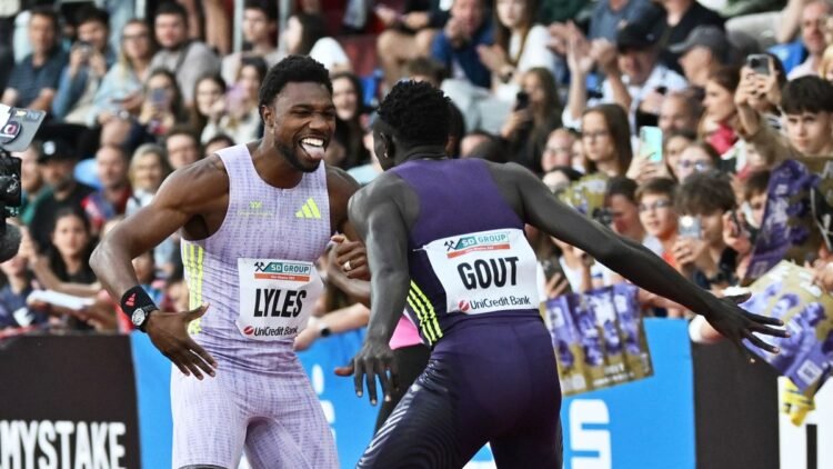 Golden sneaker 2026: Lyles and Gout fought for the sprinter of the year