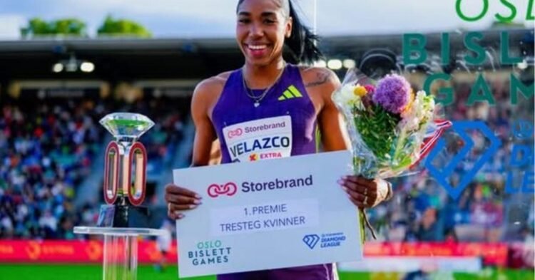 Athletics: Triple jumper Davisleydi Velazco wins gold in the Diamond League