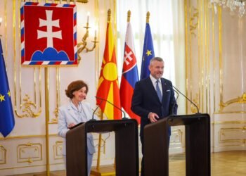 The essence of the integration process in the European Union is the fulfillment of the Copenhagen criteria, said Siljanovska Davkova at the meeting with Pellegrini.