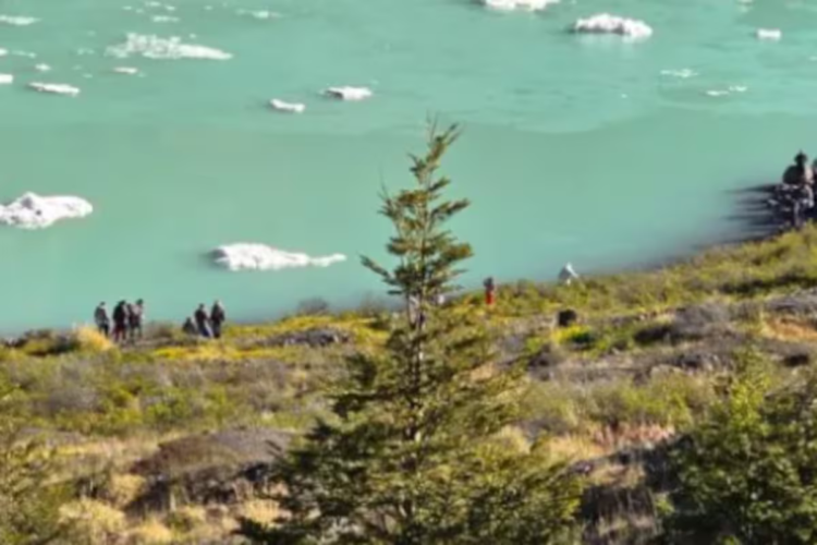 A group of Brazilian tourists were fined for entering a prohibited area of the Nahuel Huapi National Park