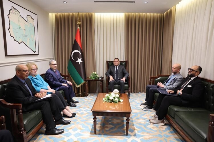 Dbeibah, US Chargé d’Affaires discuss unified development program, economic cooperation