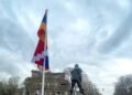 The Artsakh flag was removed from France square. Nare Simonyan