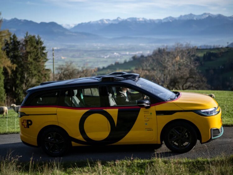 Swiss Post’s self-driving taxis to carry passengers from 2027