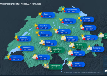 Brutal heat in Switzerland: 40 degrees are possible in Basel today