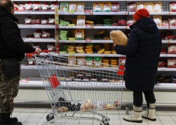 In Sevastopol, the sale of products was limited due to a shortage of fuel