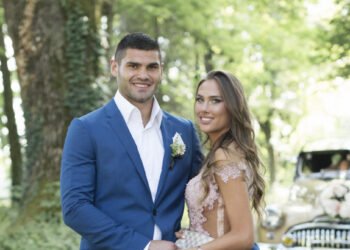 The tender side of the boxing giant: Look at how Filip Hrgović is a father to his baby