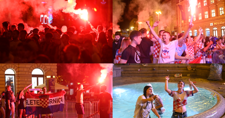 EUPHORY ON THE SQUARE PHOTO This is how Zagreb celebrated the victory of the Firemen until the early hours of the morning