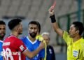 With no team on the field, China fans pin hopes on World Cup refereeMa Ning, known for his stern style, has sparked viral memes and attracted major brand sponsorships.25 mins agoWorld