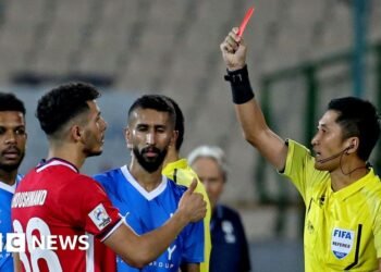 With no team on the field, China fans pin hopes on World Cup refereeMa Ning, known for his stern style, has sparked viral memes and attracted major brand sponsorships.25 mins agoWorld