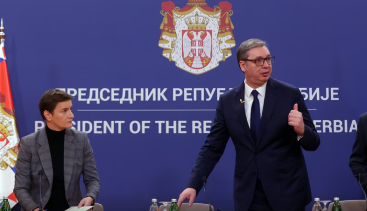 If he resigns, as he has been announcing for days, Vucic will replace Ana Brnabic