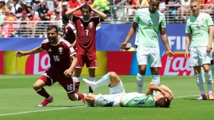 Boualem Khoukhi gives Qatar a historic point