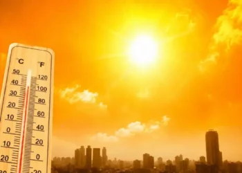 A severe heat wave in 11 states