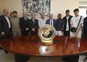 Championship Shield at Al-Khobar headquarters