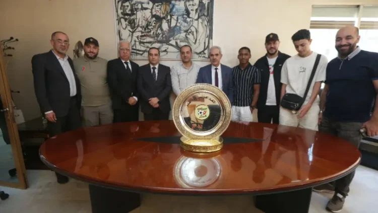 Championship Shield at Al-Khobar headquarters