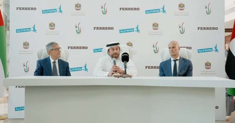 UAE Schools and University Sports Federation and Ferrero Group sign MoU