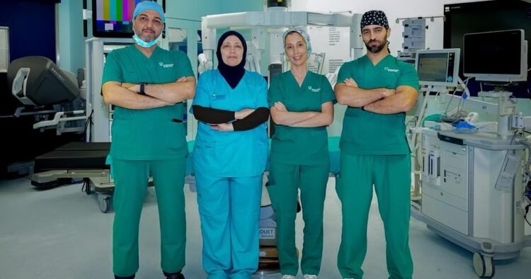 American Hospital Dubai Science Park performs a complex robotic hysterectomy