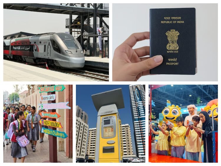 July 2026 UAE Changes: Etihad Rail Launch, Indian Passport Fee Hike, School Holidays, Sharjah Parking Extension and E‑Invoicing Deadline