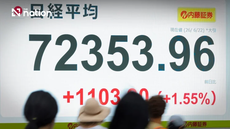 Nikkei closes above 72,000 for first time as AI buying lifts market