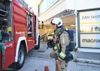Slobodna Dalmacija – Burns on Gripe! The roof of the hall caught fire; the firemen rushed