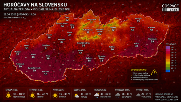 41 degrees in the southwest! The wave of hell will hit Slovakia with full force – World – News