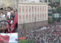 VIDEO/ “This government has finished its mandate” – The blind man in protest: Albania belongs to us, to be united like a hurricane! They can no longer drive