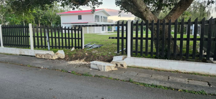 Construction boss stunned by fresh crash damages barrier built to shield royal palace fence