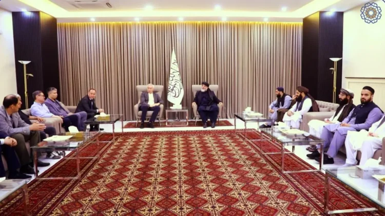 The high delegation of the Republic of Kazakhstan arrived in Kabul