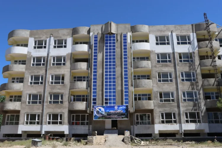 At the cost of nearly 100 million Afghanis, the practical works of the remaining five dormitories have started again