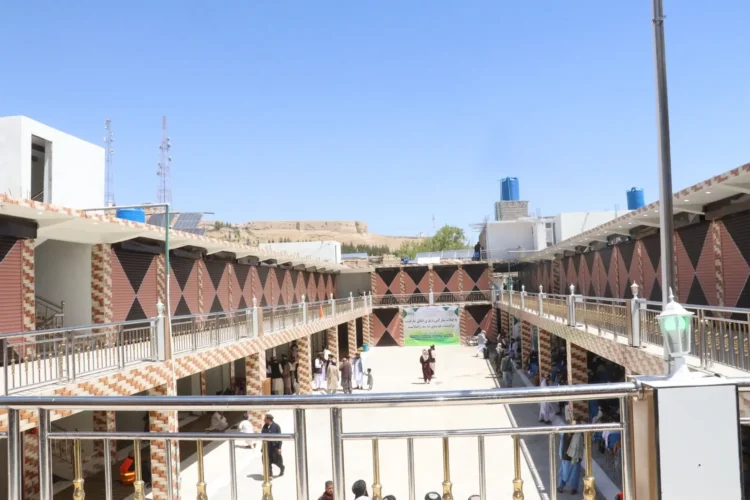 A commercial market was built in Zabul at a cost of nearly 2 million dollars