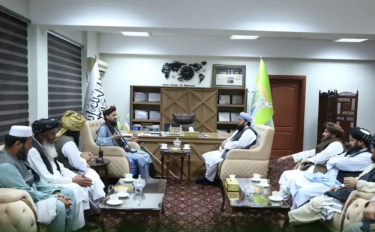 The Minister of Rural Development and Reconstruction has met with the religious scholars and tribal leaders of Logar