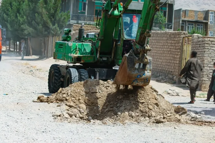 In Herat, the construction of the remaining part of the Shedai road has started at the cost of 9 million Afghanis