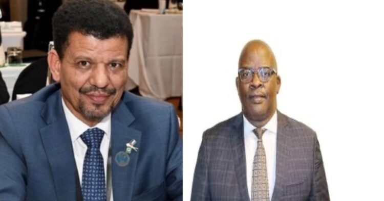 The Minister of Foreign Affairs congratulates Mr. Limpho Justice on his appointment as Minister of Foreign Affairs of the Kingdom of Lesotho