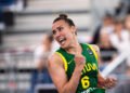 The Lithuanian women’s triples team fell against Ukraine