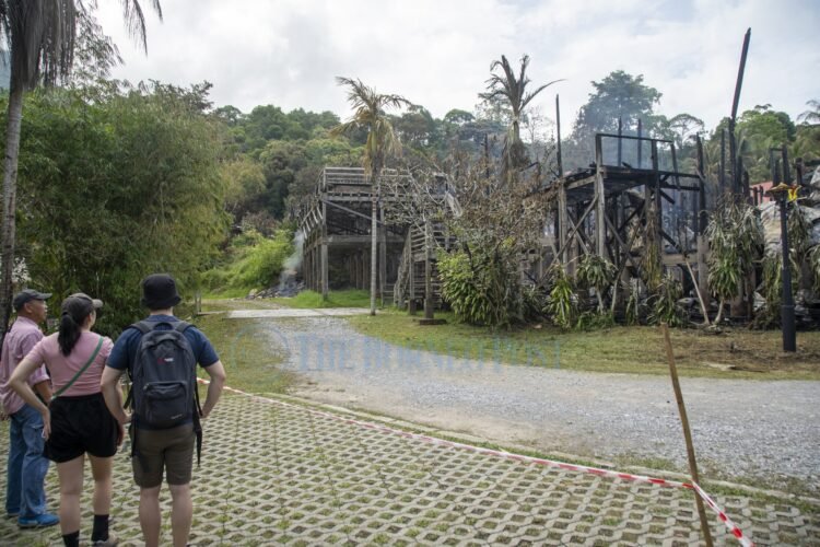 SEDC pressed to hasten rebuilding of Sarawak Cultural Village’s Bidayuh House (Video)