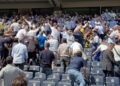 Fight with water bottles at Fenerbahçe General Assembly