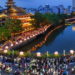 Thousands gather around Ho Chi Minh City pagoda for lantern floating ceremony to celebrate Vesak Day