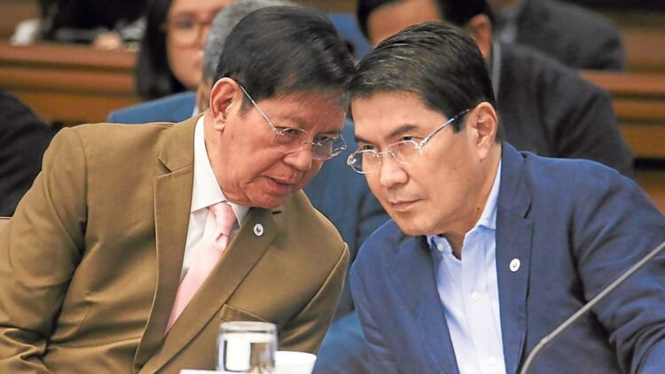 Lacson thanks Tulfo for ‘speaking the truth’ on flood control report