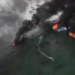 A shocking fire affected more than 30 vessels in a port in Ecuador and left at least two injured