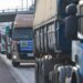 Traffic chaos on the port Rambla due to a demonstration by transporters: Caminera warns of great slowdown in almost all of Montevideo