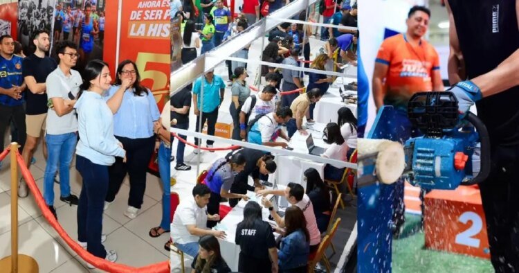 Long lines, fervor and surprises at the delivery of kits for the La Prensa Marathon