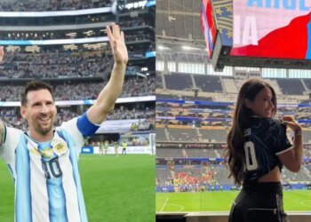 Messi receives an emotional message from Antonela after a great game in the 2026 World Cup