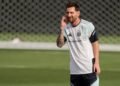 Messi trained in Kansas City after the statement from his family regarding the state of health of Jorge, his father.