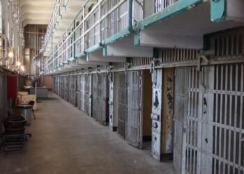 Hundreds of inmates of a prison climbed onto the roof and set fire to the buildings. They allege that they are tortured and abused by the guards
